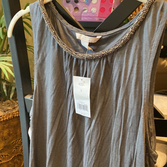 Brand new Banana Republic sleeveless top with crystals on the neckline. - Picture 2 of 2